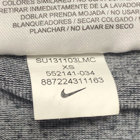 Nike Dark Grey Cropped Leggings 0110 - Picture 4 of 4